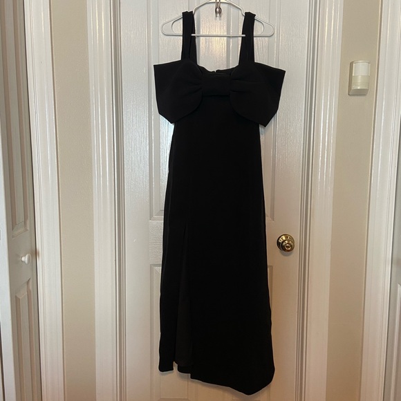 NWT The Wolf Gang Anthropologie MIDI Bow Gown - Picture 6 of 9